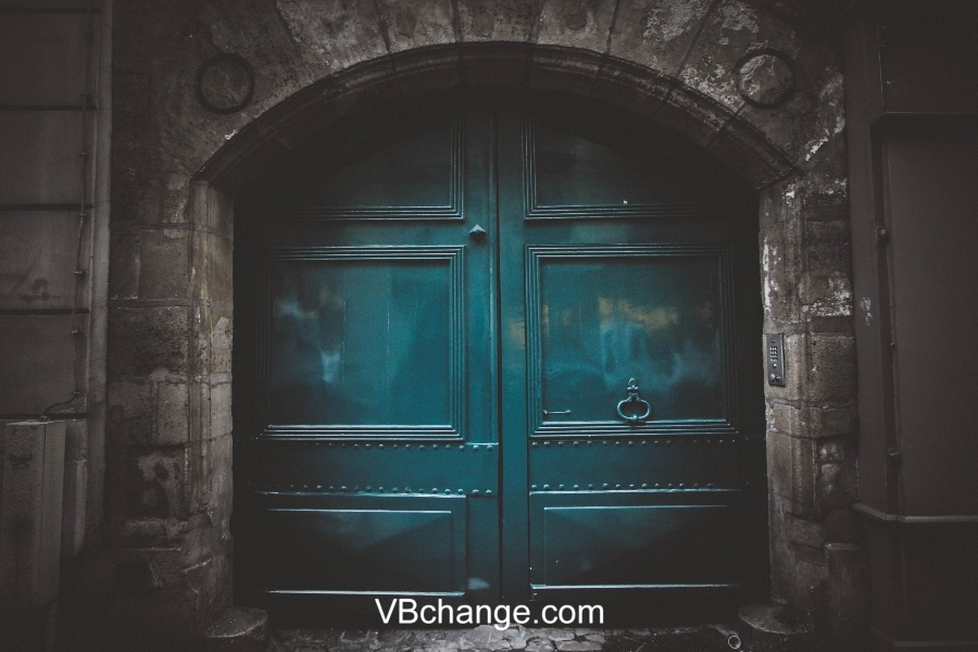 Mysterious blue gate